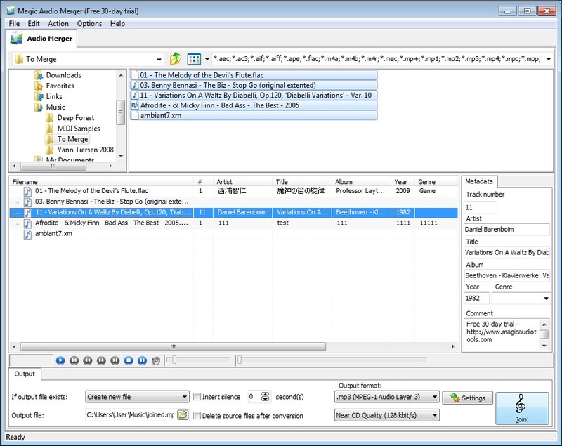 Magic Audio Merger Screenshot